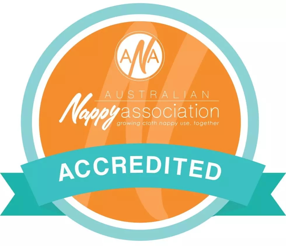 The Australian Nappy Association, Accredited members badge.